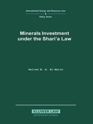 cover image of Minerals Investment under the Shari'a Law